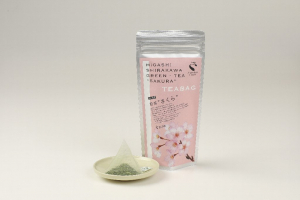 春のオススメ商品：煎茶-さくら【ティーバッグ】 ふわりと上品な桜がほのかに薫る煎茶です。
