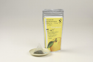 東白川産煎茶　（ゆず）【ティーバッグ】　爽やかな柚子がほのかに薫る煎茶です。