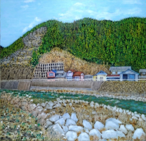 対岸から見た風景