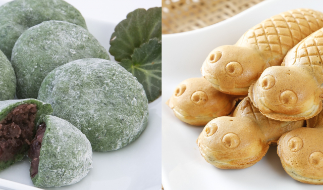 白川茶屋　草大福　つちのこ焼き