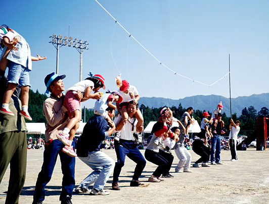 にぎやかな憩いの運動会