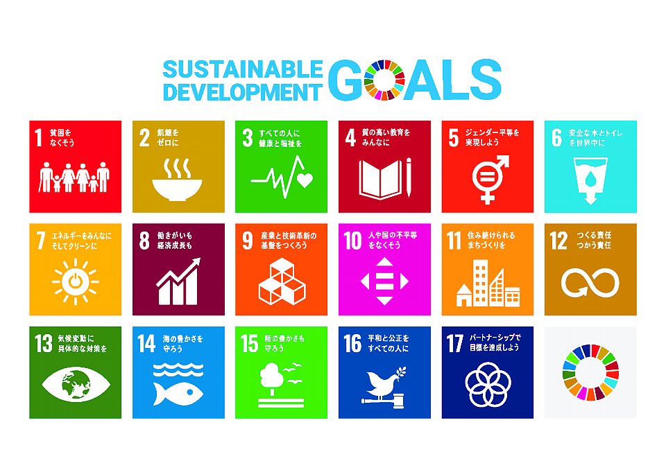 画像:SDGsポスター(17のアイコン 日本語版)