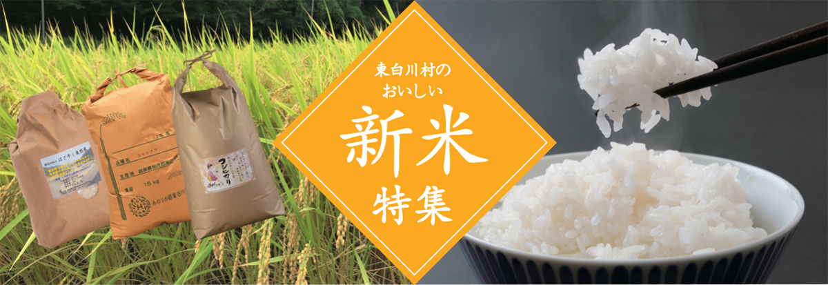 令和4年産 東白川村のおいしい新米特集