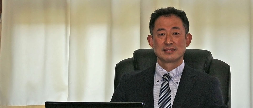 写真:東白川小学校長・桂川辰也