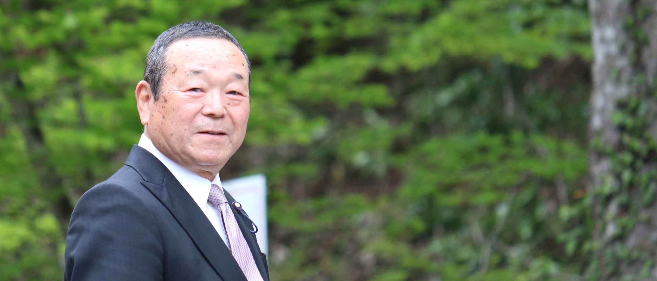 写真:副議長 安保泰男さん