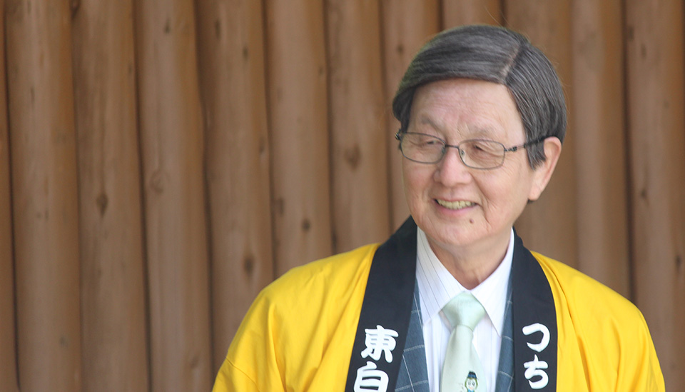 村長室へようこそ(写真:東白川村長 今井俊郎)