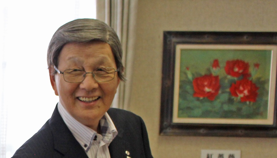 村長室へようこそ(写真:東白川村長 今井俊郎)