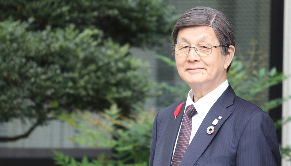 村長室へようこそ(写真:東白川村長 今井俊郎)